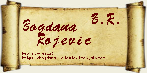 Bogdana Rojević vizit kartica